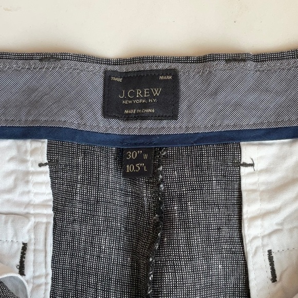 J. Crew Men’s Linen Shorts Black 30 - Picture 4 of 6